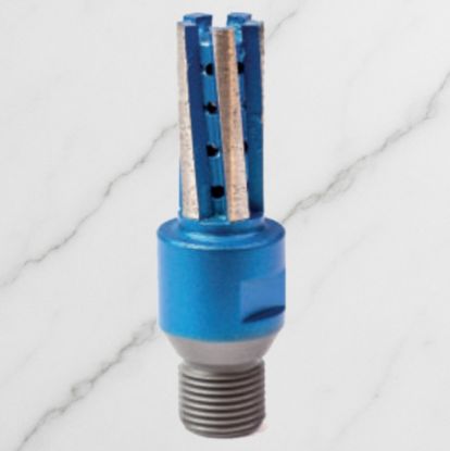 Bild von DeMa Fingerfräser Blau Z5 für Granit